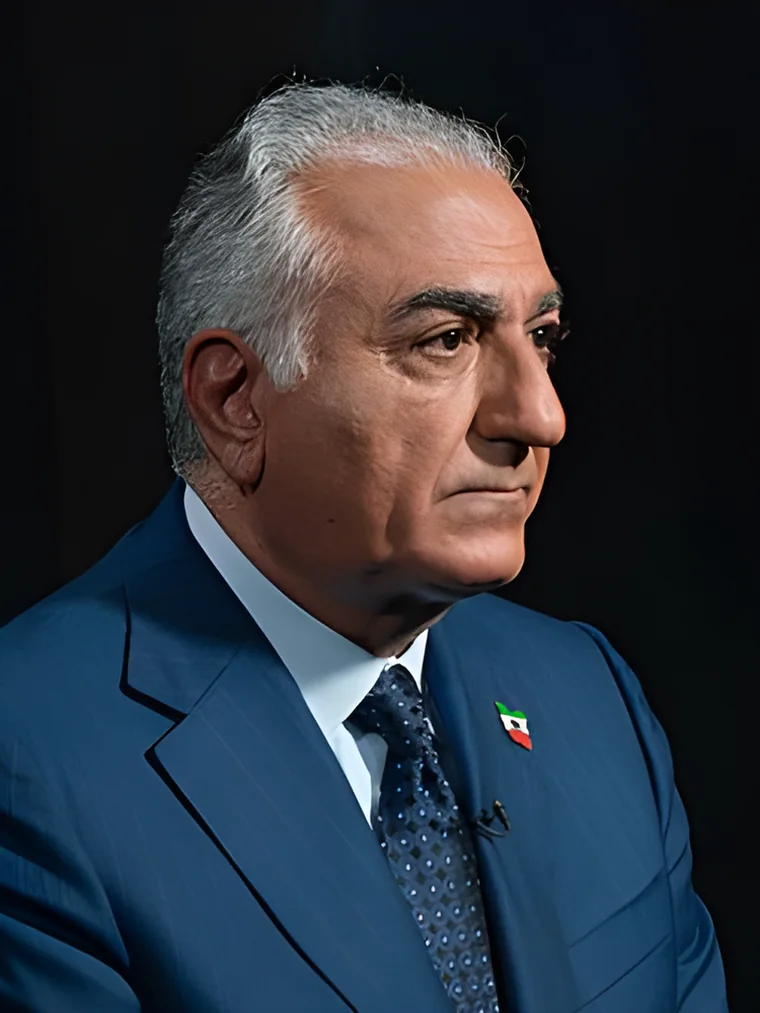 Porträt von Kronprinz Reza Pahlavi